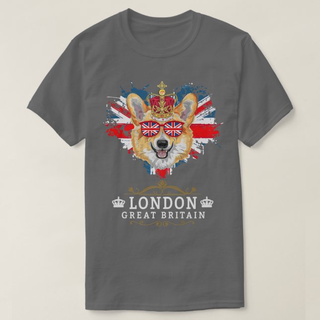 Camiseta Ideia De Londres Para Crianças Com Sindicato Da ba (Frente do Design)