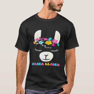 Camiseta Ideia de Mães Llama Alpaca Amantes das Mulheres
