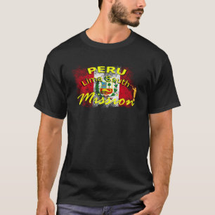 Camiseta Ideia de missionário da Missão Mórmon SUD Peru Lim