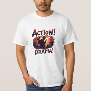 Camiseta Ideia de oferta de servidores de filmes