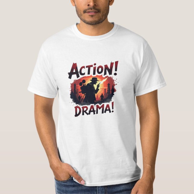 Camiseta Ideia de oferta de servidores de filmes (Frente)