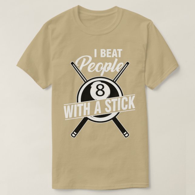 Camiseta Ideia de Piscina Billiards (Frente do Design)