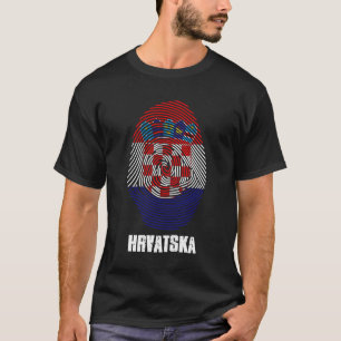 Camiseta ideia de presente da Croácia Zagreb Dividir a Jug