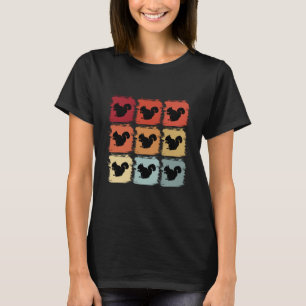 Camiseta Ideia de presente de animal do Esquilo de Arte Pop