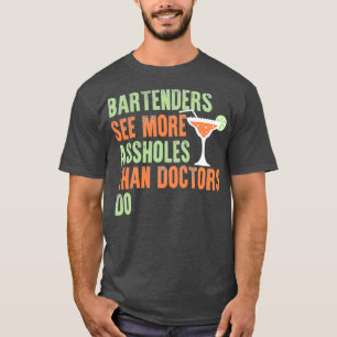 Camiseta Ideia de presente de barman 4