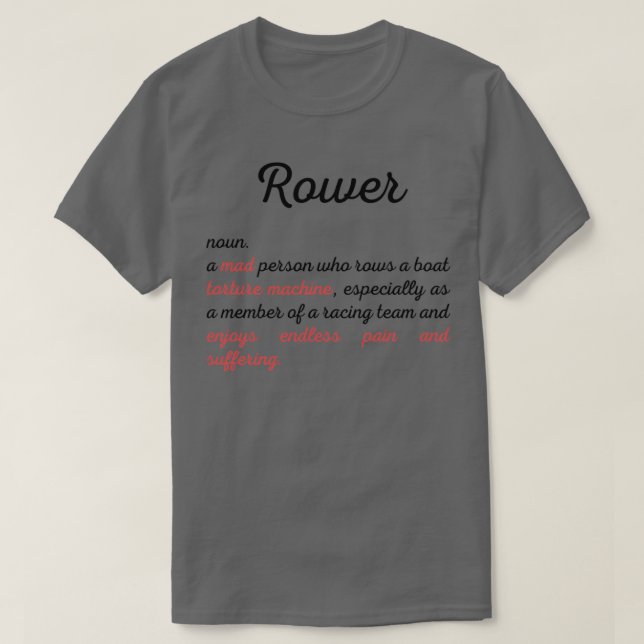 Camiseta Ideia de presente de definição engraçada (Frente do Design)