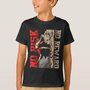 Camiseta Ideia de Presente de Escalada em Rocha Escalador d