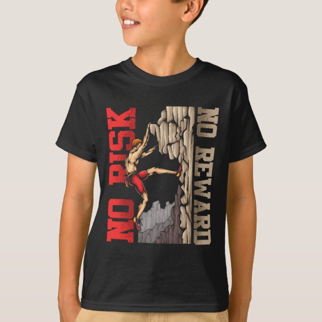 Camiseta Ideia de Presente de Escalada em Rocha Escalador d (Frente)