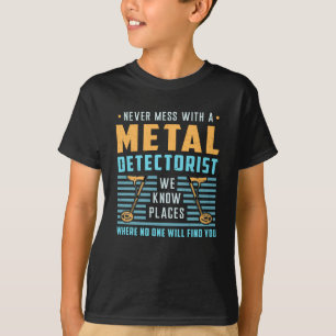 Camiseta Ideia de Presente do Detector Detector de Detecç