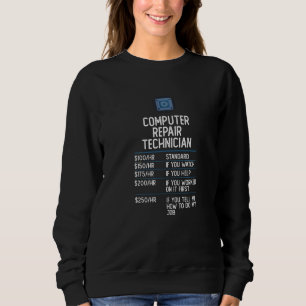 Camiseta ideia de presente engraçada de técnico de reparo