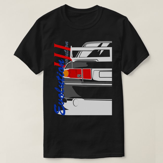 Camiseta Ideia de Presente Evolução do Lancer 3 (Frente do Design)