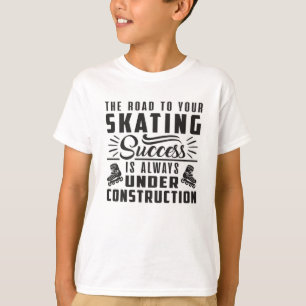 Camiseta Ideia de Presente Inliner de Patinação em Linha de
