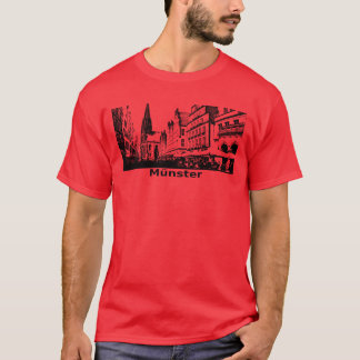 Camiseta Ideia de Presente para a Cidade de Mnster Ver pres