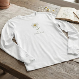 Camiseta Ideia de Presente para Amante de Margaridas