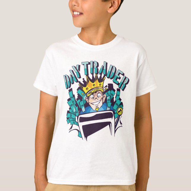 Camiseta Ideia de Presente para Day Trader (Frente)