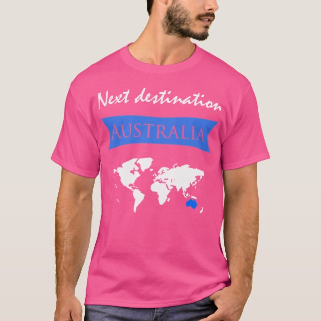 Camiseta Ideia de presentes na Austrália viagem (Frente)