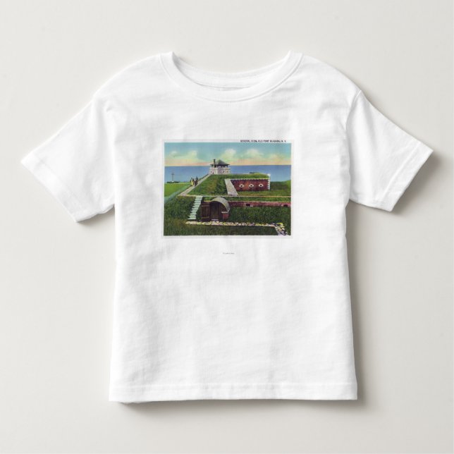 Camiseta Ideia de quartos do oficial no castelo francês (Frente)