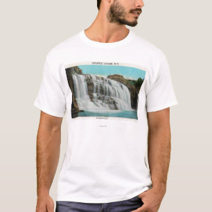 Camiseta Ideia de quedas do arco-íris
