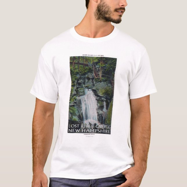 Camiseta Ideia de quedas do paraíso (Frente)