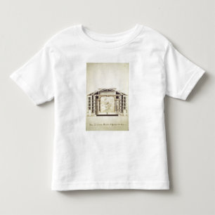 Camiseta Ideia de seção transversal de um teatro no canal