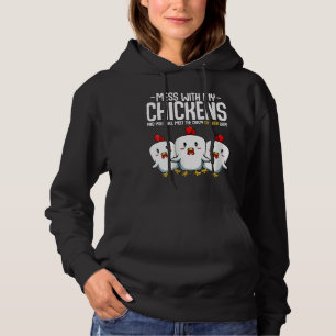 Camiseta Ideia de Senhora Louca de Galinha