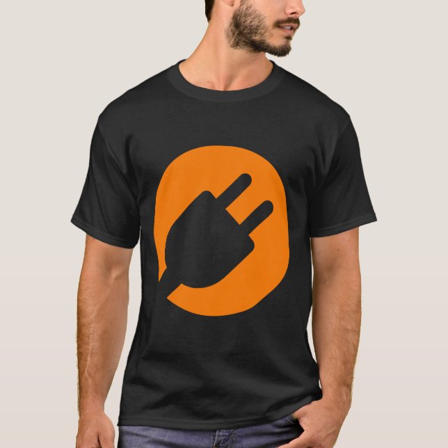 Camiseta Ideia de soquete de artesanato para eletricistas p (Frente)