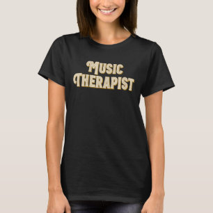 Camiseta Ideia de Terapia de Terapia Musical Presente Estud