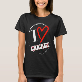 Camiseta Ideia divertida de críquete