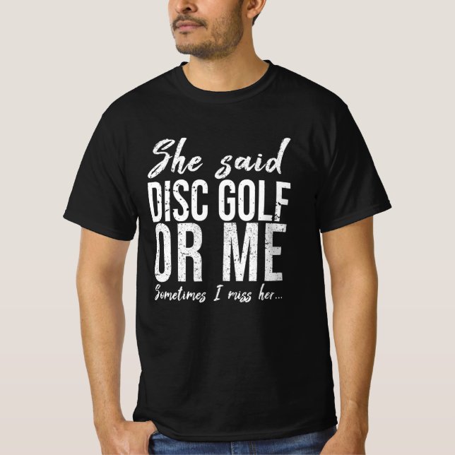 Camiseta Ideia divertida de presente esportivo de Golf (Frente)