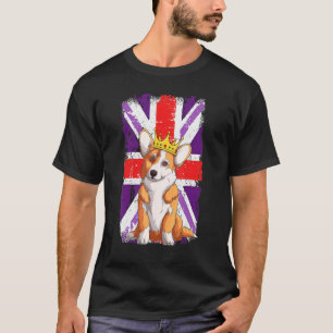 Camiseta Ideia do Corgi do Jubileu de Platina 2022 e da Uni