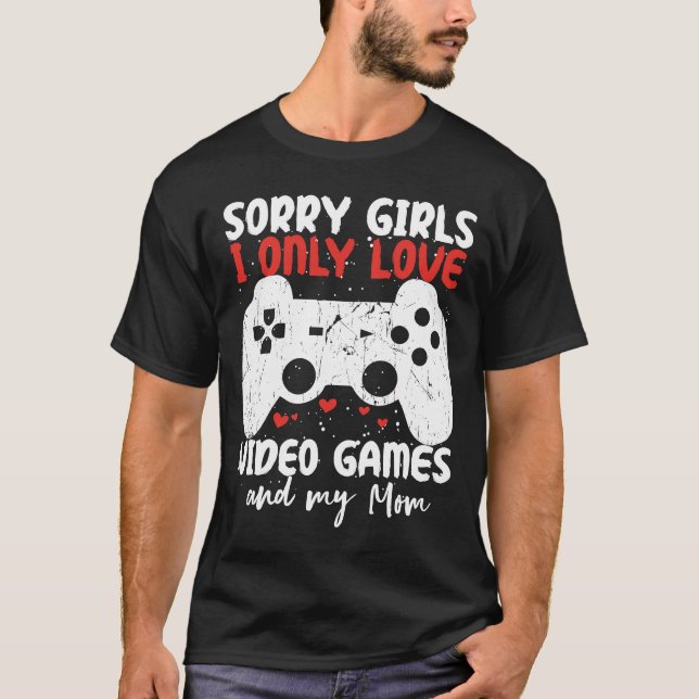 Camiseta Ideia do Dia de os namorados de videos games (Frente)