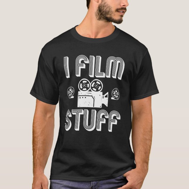 Camiseta Ideia do diretor de filme presente da (Frente)