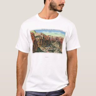 Camiseta Ideia do interruptor para trás, estrada de Monte