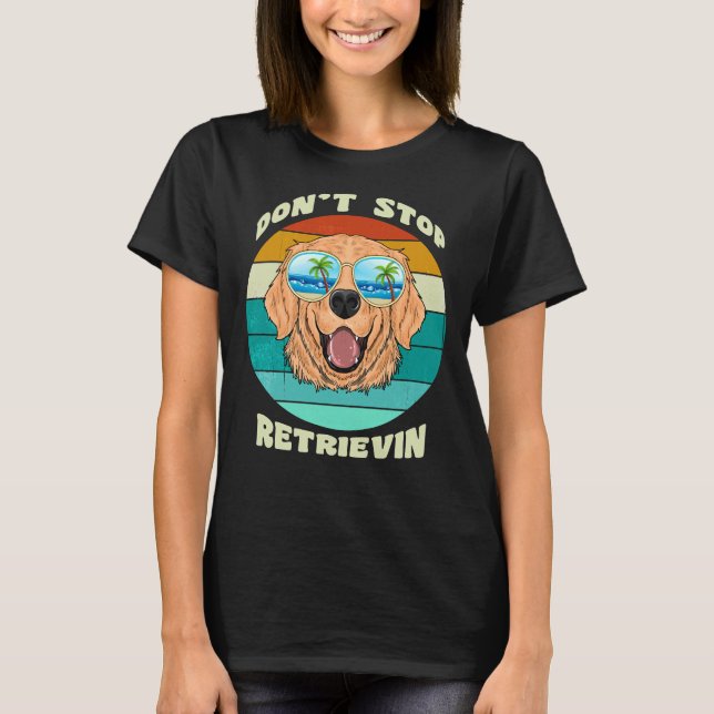 Camiseta Ideia do ouro Retriever (Frente)