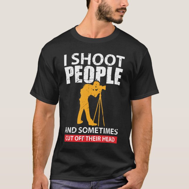 Camiseta Ideia do presente do divertimento do fotógrafo (Frente)