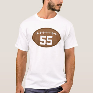 Camiseta Ideia do presente do número 55 do jérsei do