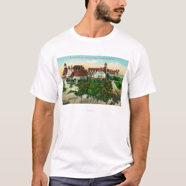 Camiseta Ideia do sudeste do del Coronado do hotel (Frente)