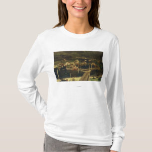 Camiseta Ideia do sul da parcela de distrito da residência