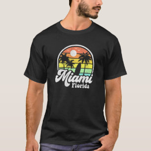 Camiseta Ideia do Surf de Navegação na Flórida de Miami, na