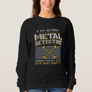 Camiseta Ideia Dourada de presente do detector de detecção 