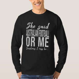 Camiseta Ideia engraçada de presente de futebol australian
