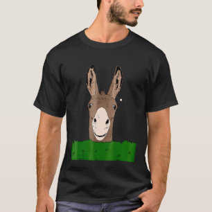 Camiseta Ideia engraçada do rosto de Donkey para Pessoas Hu