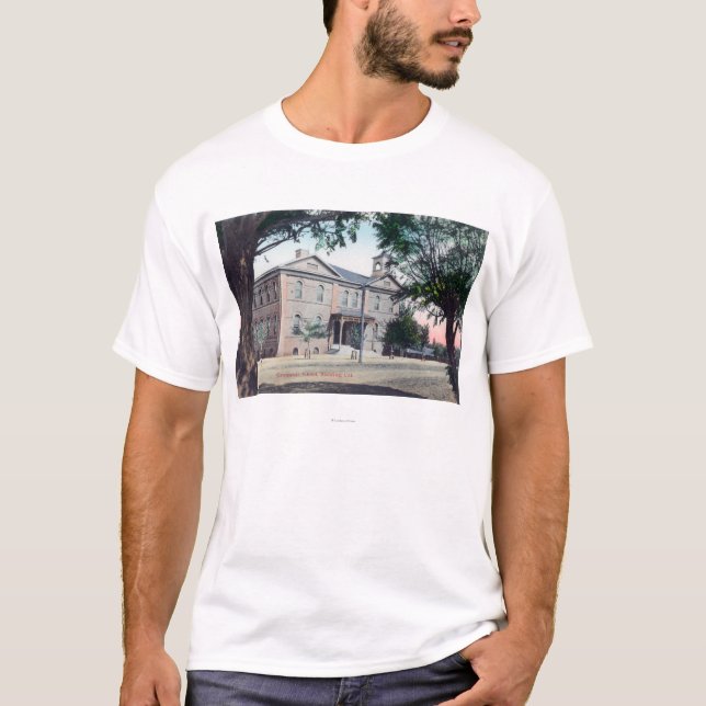 Camiseta Ideia exterior da gramática SchoolRedding, CA (Frente)