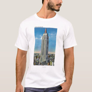 Camiseta Ideia exterior do estado Bldg do império