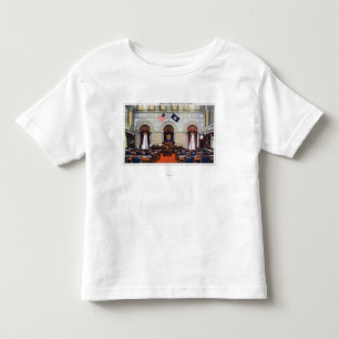 Camiseta Ideia interior da câmara de Senado do Capitólio 