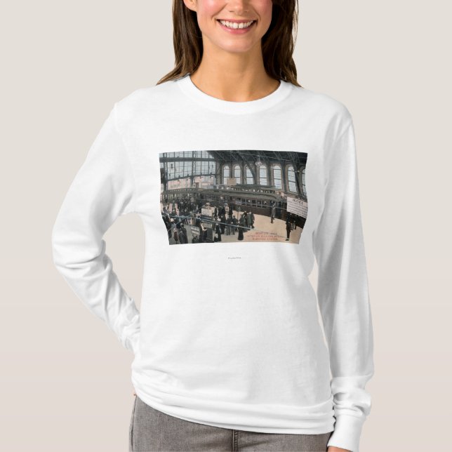 Camiseta Ideia interior da estação quadrada de Sullivan (Frente)