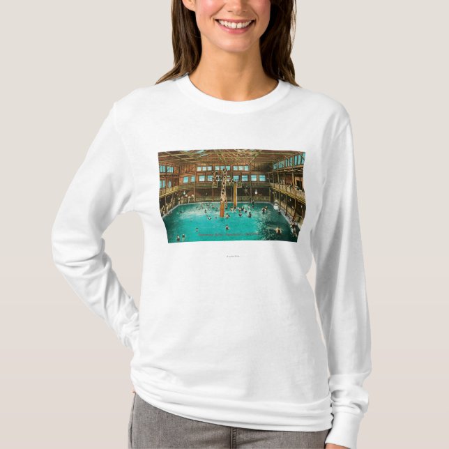 Camiseta Ideia interior dos banhos de natação (Frente)