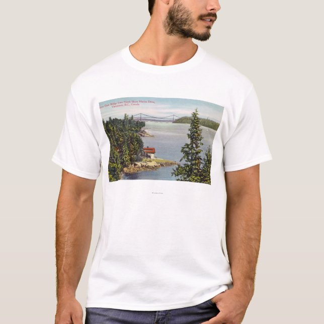 Camiseta Ideia marinha da movimentação da costa norte da (Frente)
