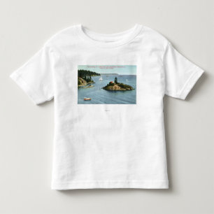 Camiseta Ideia marinha da movimentação da costa norte do