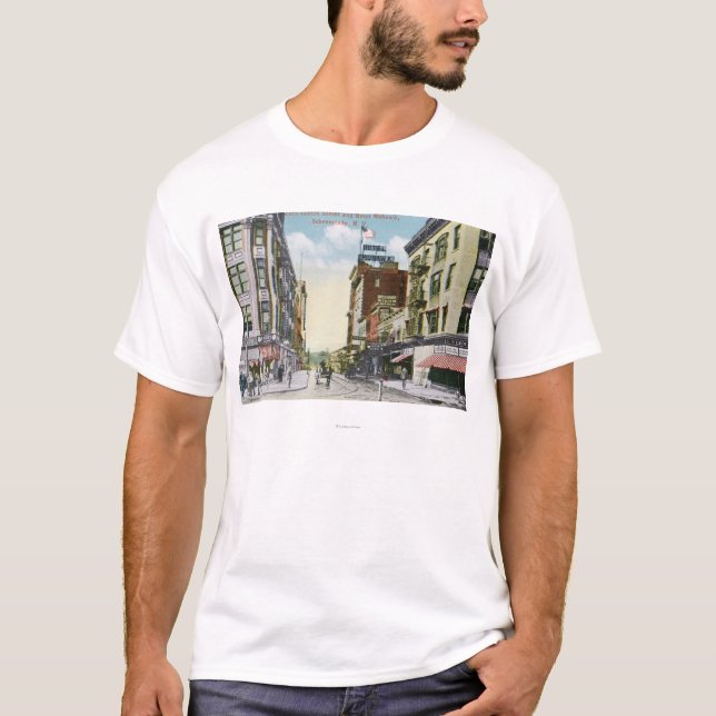 Camiseta Ideia sul da rua do centro do Mohawk do hotel (Frente)